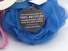 3 Bath Body Works Blue Cream Pink Loofah Sponge Pouf Scrubby Silicon Strap Mesh