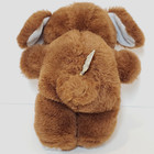 Wallace Berrie Puffy Puppy Vtg 1984 Applause Plush Brown Dog 9  Stuffed Animal