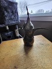 Middle Eastern Brass Dallah Bedouin Arabic Coffee Tea Pot Vintage See Pictures