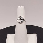 New 925 Sterling Silver Beach Ring 11mm Size 7