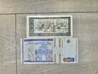 Romania 25 Lei   5000  Lei 1966-1993 combined Shipping price For 2 Banknotes