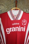 Vintage Swiss Football 1996 Fc Bulle  Game Worn Match Shirt Jersey  2 -  Size L