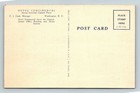 Washington Dc-hotel Continental  Aerial Exterior  Vintage Postcard