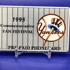 Rare 1995 Commemorative Yankee Fanfest Phone Card