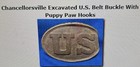     us Civil War Union Belt Buckle With Puppy Paw Hooks Chancellorsville Excavated