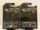 Hot Wheels 2017 50th Anniversary Series Black And Gold Set Of 6 Plus Chase Car