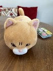 New Amuse Japan Plush Cat Toy Laying On Stomach 7 5    Nwt Japanese Anime Adorable
