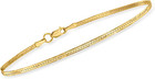 Rs Pure 1 5mm 14kt Yellow Gold Herringbone Bracelet  7 Inches