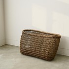 Japanese Vintage Woven Flower Basket Made From Vines 20 9  7 9  h12 6inch Fs Used