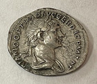 114-117 Ad Roman Empire Ar Denarius Trajan Rome Mint 3 10g Column Of Trajan