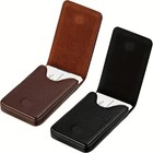 Pu Leather Business Card Holder Pocket Wallet Case With Magnetic Closure