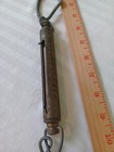 Chatillon Vintage Brass Hanging Scale 10 Lb  Weighing Fish Lake Pond Collectible