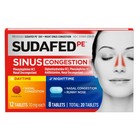 3x Sudafed Pe Day And Night Sinus Pressure   Congestion Tablets Exp 5 2027