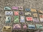 Large Lot Vintage Us Postal Service Stamp Collection 87 Stamps  