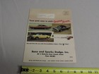 1967 Dodge News Magazine October Travel Brochure Original 1968 Scat Pack Charger