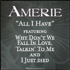Amerie  all I Have  2002 Promo Poster flat 2-sided 12x12  rare  Htf  new 