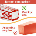 Maqihan 18 Popcorn Boxes Easy Assembly - 46oz Square Popcorn Bowls Square Bucket