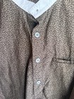 Frontier Classics  hoss  Shirt In The Brown Leaf Print Cowboy -victorian Mens L