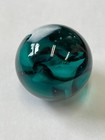 5 Wicked Owl Glass Mammoth Marbles Teal Green blue 1 5 