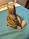 Canada Eskimo Hand Carved Stone Sculpture Rare Inuit Art Soapstone