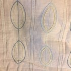 Pottery Barn Kids Crib Skirt Nantong 2015 Light Blue White Pattern