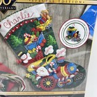 Bucilla Choo Choo Santa Felt Christmas Stocking Kit Special Edition 150th Ann 