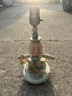 Vintage Underwriters Wooden Humpty Dumpty Nursery Child s Lamp 12    Lamp 1997