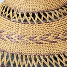 Stunning Vintage Handwoven Mokorotlo Basotho Ceremonial Grass Hat Africa Lesotho