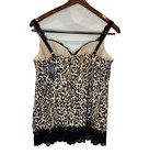 Nwt Soma Intimates Travelers Addison Camisole Bustier Leopard Print 38b Msrp  69