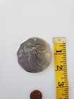 Vtg Signed Angel  Brooch  Wendell August Forge Pendant  Clouds Wing Harp Bd1