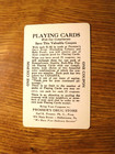 Mid 1900 s Vintage Playing Card Swap Coupon Butch Dog Resting In Hammock