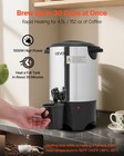 Vevor Commercial Coffee Urn 30 Cup Hot Dispenser 4 5 L Stainless Steel Liner