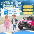 24v Kids Ride On Car Jeep Utv W remote  Led  Power Wheels Toys Truck Pink