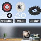 4392067 Dryer Repair Kit Belt Rollers idler For Whirlpool Kenmore Maytag Duet
