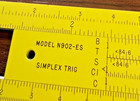 Vintage Pickett All Metal Slide Rule - Model N902-es With Case - Ds31