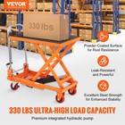Vevor Hydraulic Lift Table Cart 330 Lbs Manual Single Scissor Lift Table 28 5 