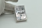 Zippo - Asahi Breweries Lighter  New  2000  Pilshed Chrome  Never Fired  Japan