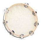 8  Handheld Tambourine Tamborine Single Row Metal Jingles Percussion Instrument