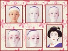 Geisha  Maiko Or Kabuki  white Oshiroi Shiro-nuri 14 Item Professional Makeup Set