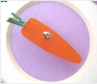 Vintage Bakelite Carrot Realistic Vegetable Lg Rare Easter Jewelry Making