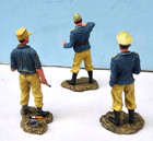 Thomas Gunn Miniatures 54mm Ww2 German Luftwaffe Personnel  3 Figs 2014 Mib Oop