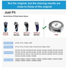 Rf Rollingfit Hq8 Replacement Heads For Philips Norelco Aquatec Shavers 6-pc