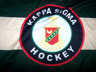 Nice Kappa Sigma Fraternity Green Men s Hockey Jersey - Large - Great Shape 