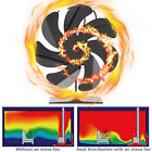 7 Blade 1400rpm Fireplace Stove Fan Heat Powered Silent Wood Log Fuel Saving Eco