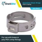 Sharkbite 3 4 In  Pex X 3 4 In  D Pex Stainless Steel Clamp Rings 100-pack