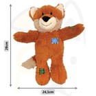 Kong Wild Knots Fox Plush Dog Toy Medium Large Soft Durable Rope Skeleton