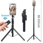 Universal 68-inch Selfie Stick Tripod Stand For Cell Phone With Bluetooth Remote