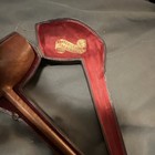 Warranted French Briar Estate Tobacco Smoking Pipe  marked  W  Fitted Case