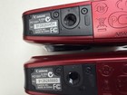  lot Of 2  Canon Powershot A480 10 0mp Red Digital Point And Shoot Camera Vgc 