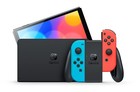 Nintendo Switch Oled Neon Red blue Edition   Mario Kart 8 Deluxe   Racing Wheel